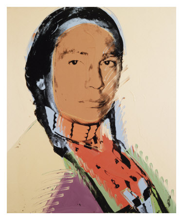 American Indian: Russell Means, C.1976 by Andy Warhol Pricing Limited Edition Print image