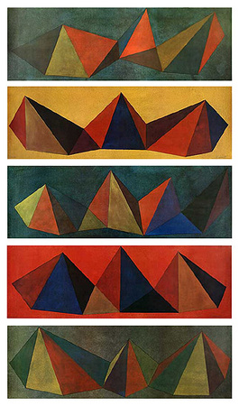 Piramidi Set 2/ 5 Blatt by Sol Lewitt Pricing Limited Edition Print image