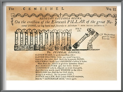 Cartoon: Constitution, 1788 by Salvador Dali Pricing Limited Edition Print image