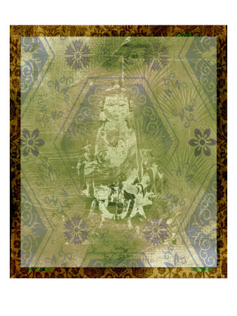 Light Green Buddah I by Miguel Paredes Pricing Limited Edition Print image