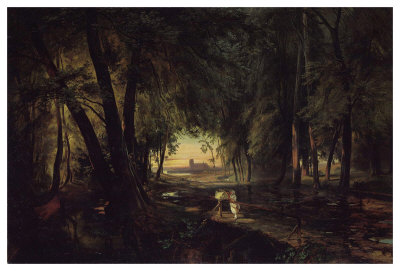 Forest Path Near Spandau by Carl Blechen Pricing Limited Edition Print image