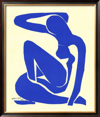 Blue Nude I 1952 by Henri Matisse Pricing Limited Edition Print image