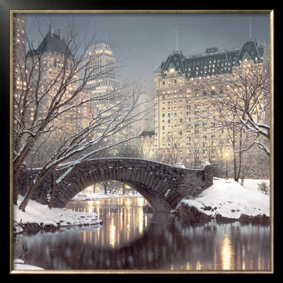 Twilight In Central Park by Rod Chase Pricing Limited Edition Print image