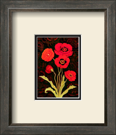 Damask Poppy by Paul Brent Pricing Limited Edition Print image