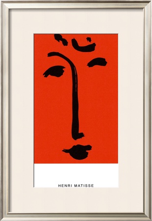 Visage Sure Fond Rouge by Henri Matisse Pricing Limited Edition Print image