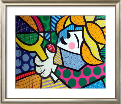 Tennis Suite Girl by Romero Britto Pricing Limited Edition Print image