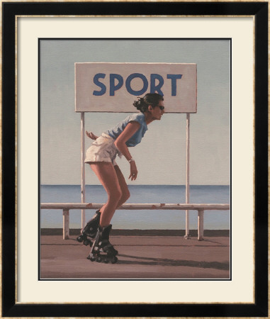 Blades Ii by Jack Vettriano Pricing Limited Edition Print image
