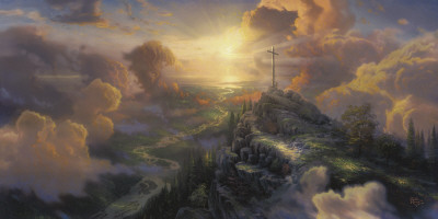 The Cross by Thomas Kinkade Pricing Limited Edition Print image