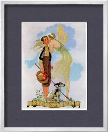 Springtime, 1933, April 8,1933 by Norman Rockwell Pricing Limited Edition Print image