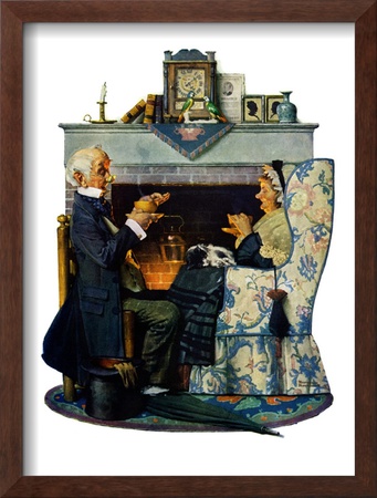 Tea For Two Or Tea Time, October 22,1927 by Norman Rockwell Pricing Limited Edition Print image