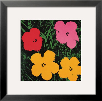 Flowers, C.1964 (1 Red, 1 Pink, 2 Yellow) by Andy Warhol Pricing Limited Edition Print image