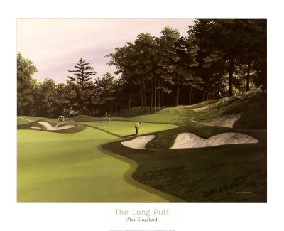 Long Putt by Alan Kingsland Pricing Limited Edition Print image