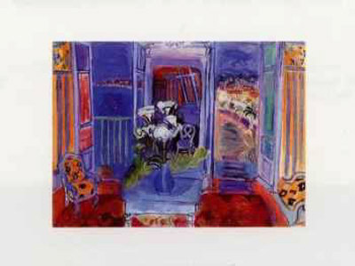 Interior With An Open Window by Raoul Dufy Pricing Limited Edition Print image