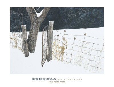 Maple Leaf Fence by Robert Bateman Pricing Limited Edition Print image