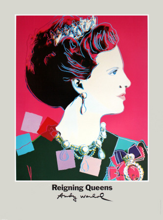 Queen Margrethe Ii Of Denmark by Andy Warhol Pricing Limited Edition Print image