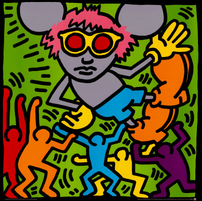 Andy Mouse, 1986 by Keith Haring Pricing Limited Edition Print image