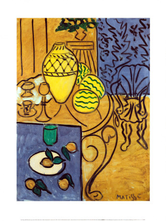 Yellow And Blue Interior by Henri Matisse Pricing Limited Edition Print image