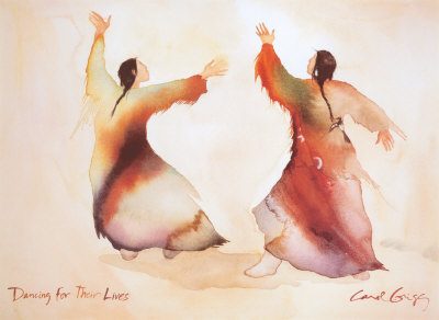Dancing For Their Lives by Carol Grigg Pricing Limited Edition Print image