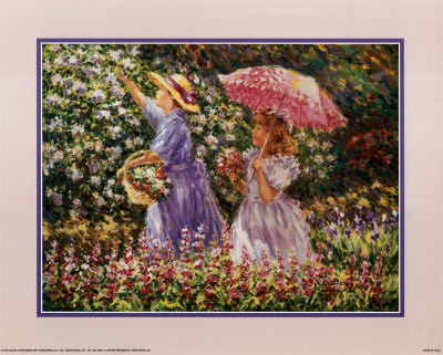 Picking Flowers by Mary Schaefer Pricing Limited Edition Print image