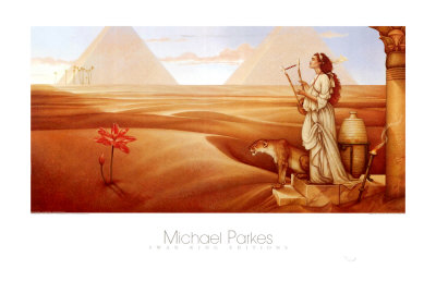 Desert Lotus by Michael Parkes Pricing Limited Edition Print image