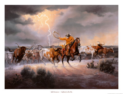 Lightnin' In The Sky by Jack Sorenson Pricing Limited Edition Print image