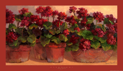 Geraniums by Nancy Lund Pricing Limited Edition Print image
