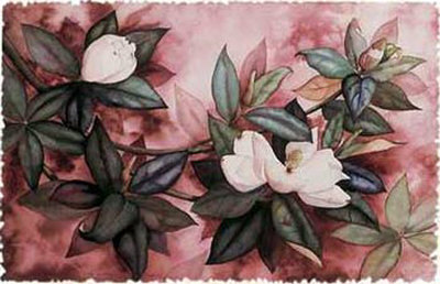Stately Magnolias by Janice Sumler Pricing Limited Edition Print image