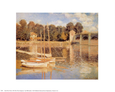 Il Pont D'argenteuil by Claude Monet Pricing Limited Edition Print image