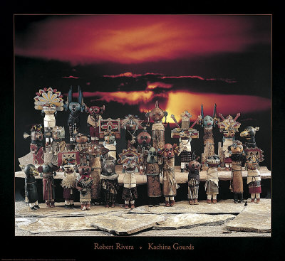 Kachina Gourds by Robert Rivera Pricing Limited Edition Print image