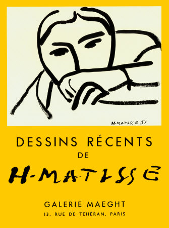Dessins Recents, 1952 by Henri Matisse Pricing Limited Edition Print image