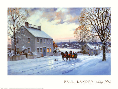 Sleigh Ride by Paul Landry Pricing Limited Edition Print image