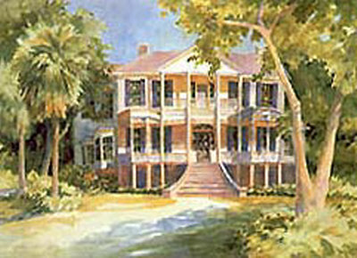 Bay Mansion by Barbara Shipman Pricing Limited Edition Print image