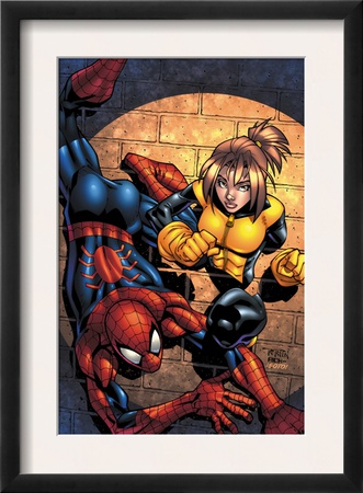 Marvel Age Spider-Man Team Up #3 Cover: Spider-Man And Shadowcat by Randy Green Pricing Limited Edition Print image