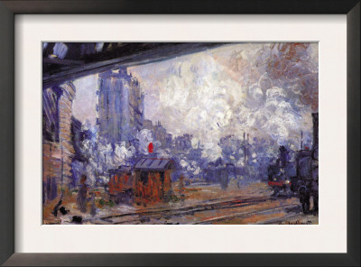 The Gare Saint-Lazare by Claude Monet Pricing Limited Edition Print image