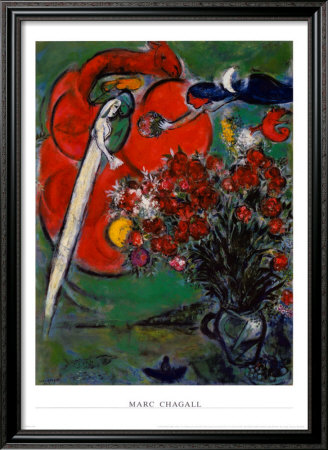 Blumenstilleben St.Jean Cap Ferrat 1956 by Marc Chagall Pricing Limited Edition Print image