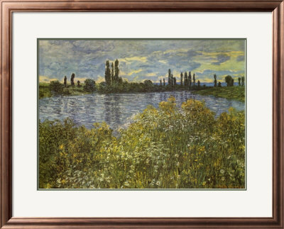 Banks Of The Seine, Vetheuil, 1880 by Claude Monet Pricing Limited Edition Print image