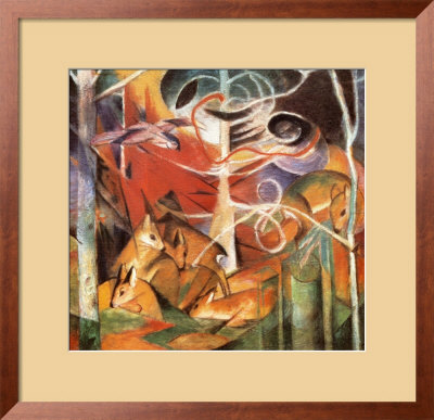 Deer In The Forest I by Franz Marc Pricing Limited Edition Print image
