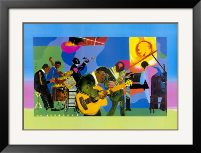 Jammin' At The Savoy by Romare Bearden Pricing Limited Edition Print image