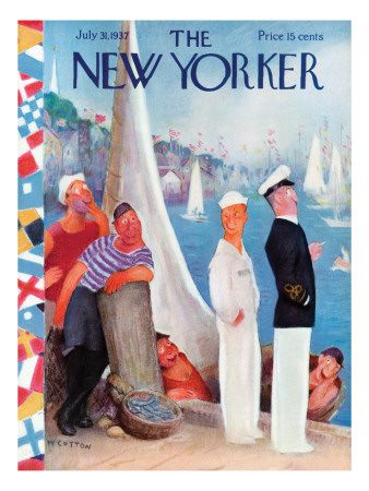 The New Yorker Cover - July 31, 1937 by William Cotton Pricing Limited Edition Print image