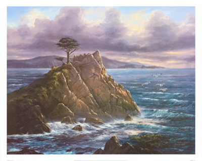 Lone Cypress by Rudi Reichardt Pricing Limited Edition Print image