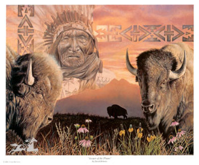 Keeper Of The Plains by David Behrens Pricing Limited Edition Print image