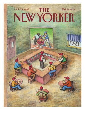 The New Yorker Cover - October 19, 1987 by John O'brien Pricing Limited Edition Print image