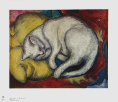 The White Cat by Franz Marc Pricing Limited Edition Print image