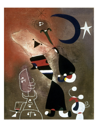 Miro: Women, Bird, 1946 by Joan Miro Pricing Limited Edition Print image