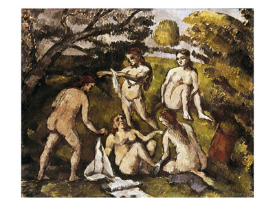 Cezanne: Five Bathers by Paul Cezanne Pricing Limited Edition Print image