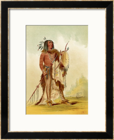 Wun-Nes-Tou Medicine-Man Of The Blackfeet People by George Catlin Pricing Limited Edition Print image