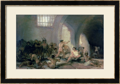 The Madhouse, 1812-15 by Francisco De Goya Pricing Limited Edition Print image
