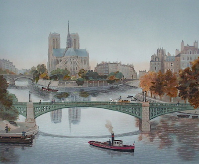 Le Pont De La Tournelle by Michel Delacroix Pricing Limited Edition Print image