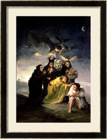 The Witches' Sabbath by Francisco De Goya Pricing Limited Edition Print image