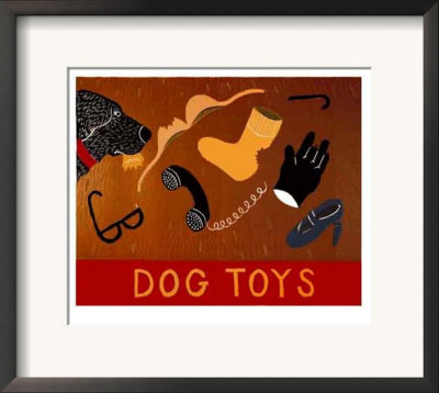 Dog Toys - Bad Dog by Stephen Huneck Pricing Limited Edition Print image